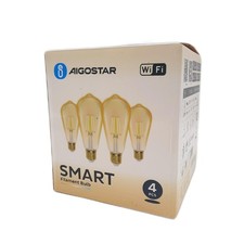 Aigostar Glühbirne Alexa E27 Dimmbare Retroglühbirnen 6W 805Lm