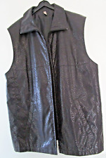 Damenweste 40/42 schwarz Glanz