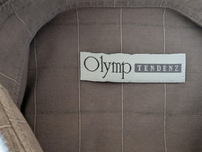 Langarm Hemd Olymp Tendenz anthrazit grau ca. 42 Herrenhemd Männerhemd Business