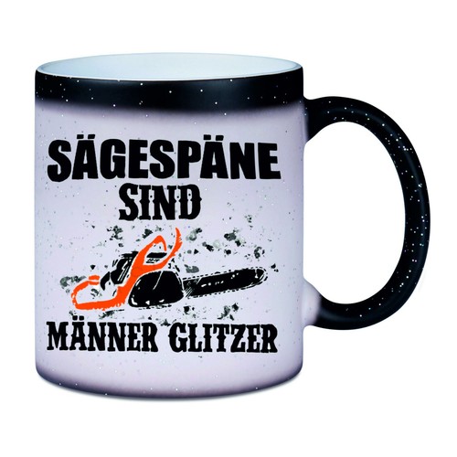 Farbwechseltasse mit glitzer - mit, "