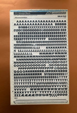MECANORMA wie LETRASET -- ITC