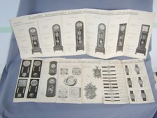 8 Uhren Prospekte E.Lauffer