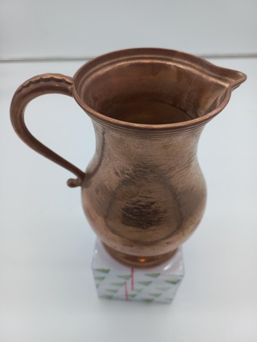 Alter messing krug mit grief - krug,