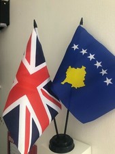 Union Jack und Kosovo