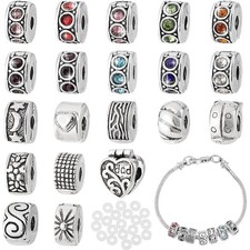 Großes Loch Perlen Clip Lock