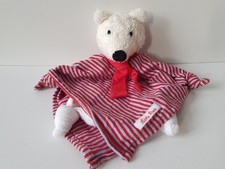 Käthe Kruse Schaf Bär Eisbär weiß rot Schmusetuch Kuscheltuch Schnuffeltuch Tuch