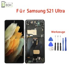 Für Samsung S21 Ultra G998 LCD Display (TFT) mit Rahmen Touchscreen Bildschirm