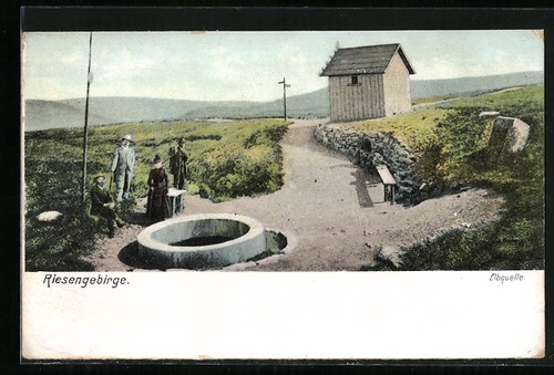 Ansichtskarte riesengebirge - ansichtskarte,