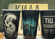 Till Lindemann - 3 Becher (Cups) Set 0,5 Liter Nürnberg 27 Nov. 2025 Tour 2025