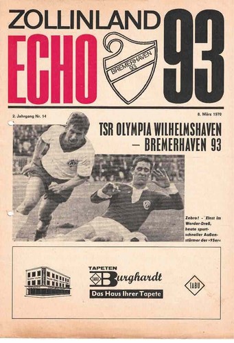 Fussball programmheft 69 70 - ,