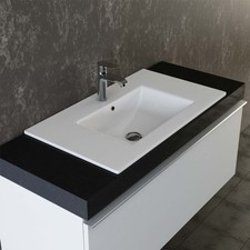 VILSTEIN Keramik Einbauwaschbecken Waschbecken Waschtisch Einsatz Becken 70cm