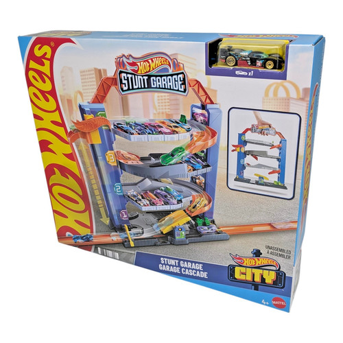 Hot wheels stunt - hot, garage