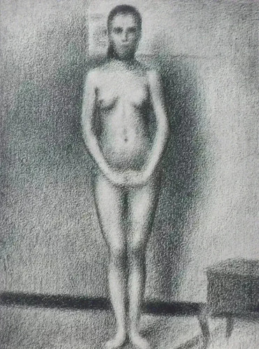 Georges seurat aktmodell - seurat:,