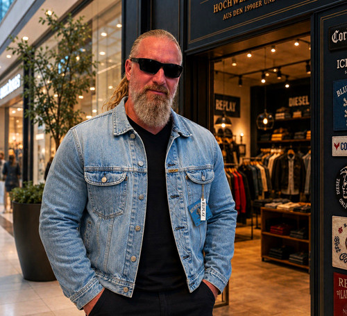Replay herren jeansjacke xxl - herren,
