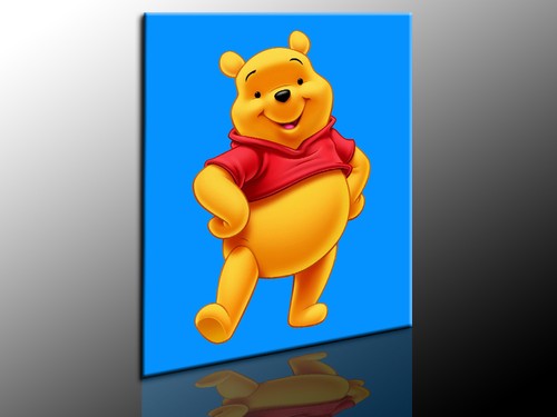 Leinwand bild winnie pooh puuh - leinwand,