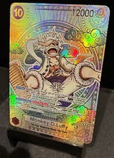 One Piece Card Game Monkey.D.Luffy OP05-119 A Fist of Divine Speed Gold Proxy