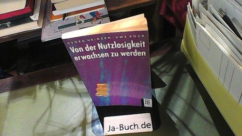 Von der nutzlosigkeit - von,