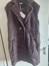 Longweste Damen Schokobraun