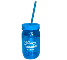 Trinkbecher mit Trinkhalm - Madame Tussauds Berlin NEU (Merchandise)