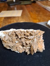 Calcit mit Hämatitüberzug – Idar-Oberstein – 286g 11x7x5cm Mineralien Sammlung