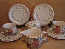 Pfalzkeramik Bärenliebe Tasse Milchkännchen Zuckerdose  Teile zur Auswahl