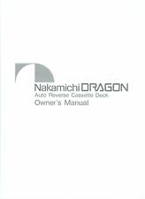Nakamichi  Bedienungsanleitung user manual  for Dragon englisch Copy