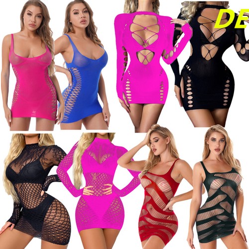 Damen hohle out kleid - hohle,