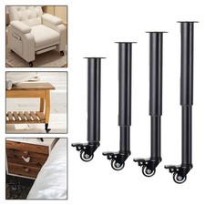 Couchtischbeine mit Rollen 4er
