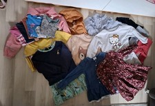 Großes Kleiderpaket Herbst Winter Mädchen Gr. 110 bunt gemischt 33 Teile