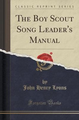 The boy scout song leader - boy,