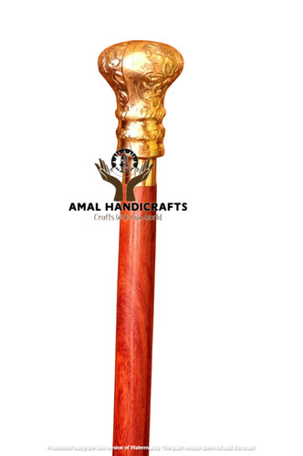 Amal antik messing gehstock - antik,