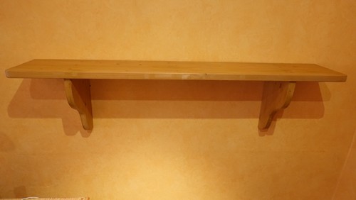 Wandregal aus weichholz - aus,