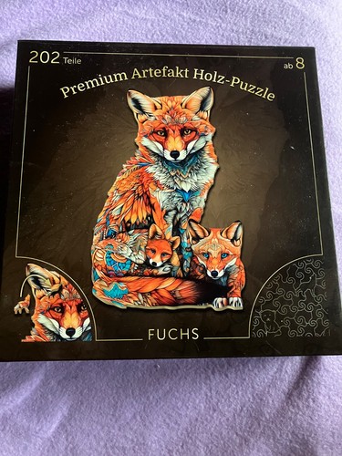 Premium artefakt holz puzzle - premium,