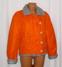 Bandanas  Damen Jacke  ? Gr. M  orange mit Webpelzkragen