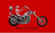 Born To Be Wild Flagge 5 x 3