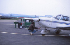 Dia Piper PA-28 Flugzeug 04/1991 Planespotter 35mm gerahmt M-O11-79