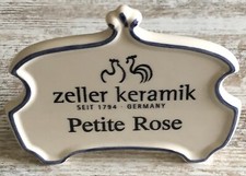 Porzellan Werbeaufsteller Zeller Keramik Petite Rose