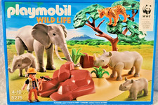 PLAYMOBIL 5275 WWF-Forscher bei afrikanischen Savannentieren Elefanten Zoo NEU