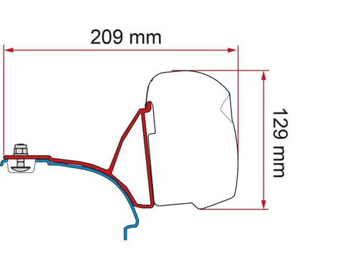 Fiamma f43van adapter für - fiamma,