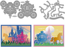 Prinzessinnen Kutsche Metall