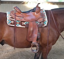 Westernpad 77 Cm Kurz Professionell Choice Ocotillo Wollvlies 100% Wolle