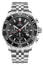 Swiss Military by Chrono SM34103.01 Herrenuhr Chronograph mit Edelstahlband 10 A