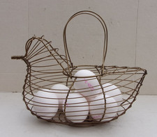 Draht Eierkorb Huhn/Henne