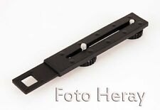 Kamera Schiene mit zwei Schauben 1/4 für Kameras Blitz Schiene 03757