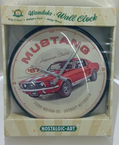 Ford mustang uhr wanduhr retro - ford,