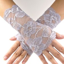 SPITZE ARMSTULPEN SPITZEN HANDSCHUHE GOTHIC FESTIVAL COSPLAY LOLITA PUNK 0h