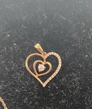 Herzanhänger 18 kt Rotgold