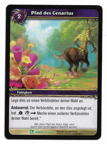 Pfad des cenarius - des,