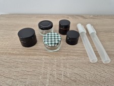 Salbentiegel Tiegel Cremetiegel Braungläser Salbendosen Cremedosen Braunglas Set