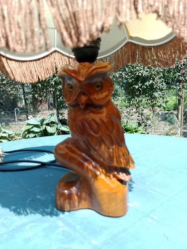 Eulentischlampe